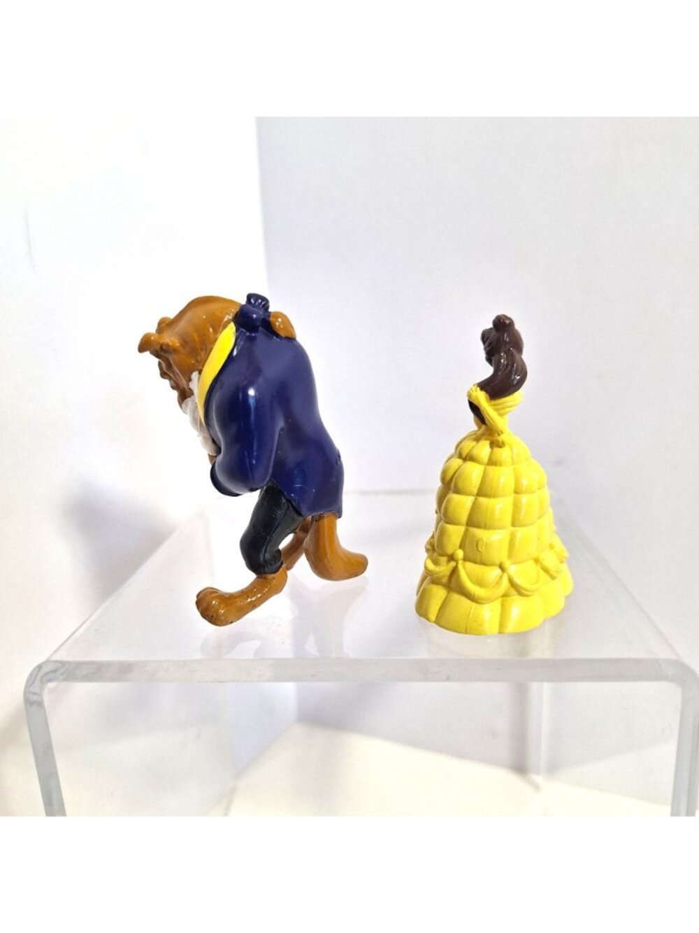 Disney Beauty And The Beast PVC Figures Belle And Beast 2.5 Inches - Picture 4 of 9